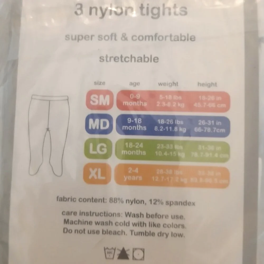 Gerber 3 pack socks and Lovable Friends 3 pair Tights
